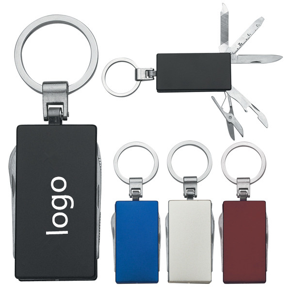 5 In 1 Multi-Function Aluminum Key Tag